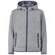 CMP - Boy's Jacket Fix Hood Jacquard Knitted - Fleecejacke Gr 92 grau