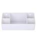 Storage Box Makeup Organizer Cosmetic Bathroom Wall Hanging Case Jewelry Box(White)