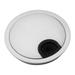 Round Shape Zinc Alloy PC Computer Desk Office Table Cable Tidy Organizer Wire Hole Covers 80MM