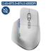 2.4G & Bluetooth Mouse Wireless Gaming Silent Mouse RGB Ergonomic Programmable Mouse Rechargeable Mouse for Laptop PC Mac Windows Gray