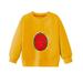 Hfolob Boy Girl Sweatshirt Pullover Spring Autumn Multi Color Sequins Big Children Long Sleeves Leisure Children Cartoon Watermelon Pattern Kids Clothes