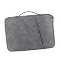 Almencla Carrying Case Tablet Sleeve Bag Sturdy Nylon Outside Pockets Hold Daily Shockproof Pouch Bags Handbag for Travel Office Home Gray 13 inches