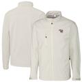 Men's Cutter & Buck Gray Iowa Cubs Clique Telemark Eco Stretch Softshell Full-Zip Jacket