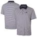 Men's Cutter & Buck Navy West Michigan Whitecaps Big Tall Forge Tonal Stripe Stretch Polo