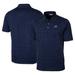 Men's Cutter & Buck Navy West Michigan Whitecaps Advantage Tri-Blend Space Dye Polo