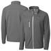 Men's Cutter & Buck Steel Lehigh Valley IronPigs Clique Telemark Eco Stretch Softshell Full-Zip Jacket