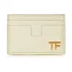 Tom Ford , Crocodile Embossed Leather Card Holder ,Beige female, Sizes: ONE SIZE
