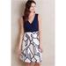 Anthropologie Dresses | Anthropologie Hd In Paris Ardmore Dress In Blue And White Print. Size: 4 | Color: Blue/White | Size: 4