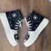 Converse Shoes | Converse Chuck Taylor All Star Construct Hi Black Men's Size 10 Platform Sneaker | Color: Black/White | Size: 10