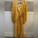 Anthropologie Dresses | Anthropologie Hutch Geo Wrap Maxi Dress | Color: Gold | Size: Xl