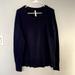 Athleta Sweaters | Athleta Navy Blue Crewneck Sweater Casual Comfortable Warm Top Athletic Modal | Color: Blue | Size: Mt