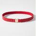 Anthropologie Accessories | Anthropologie The Tabitha Stretch Belt | Color: Gold/Red | Size: Various