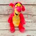 Disney Other | Disney Store Vintage Pink Tigger Plush | Color: Pink/Yellow | Size: Os