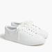 J. Crew Shoes | J Crew "Road Trip" White Canvas Low Lace-Up Sneakers Sz 8 | Color: White | Size: 8