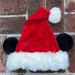 Disney Accessories | Licensed Personalized Mickey Mouse Holiday Hat; Santa Hat, Christmas Hat | Color: Red/White | Size: Os