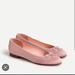 J. Crew Shoes | J.Crew Satin Kiki Classic Ballet Flat Size 8.5 | Color: Pink | Size: 8.5