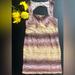 Free People Dresses | Free People Crochet Ombr Bodycon Mini Dress Size 6 Yellow Burgundy Brown | Color: Pink/Yellow | Size: 6