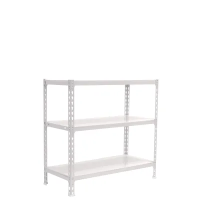 SimonRack Simonclick schraubenloses Metallregal 3 Böden. Farbe weiss/weiss 900x1000x300 mm Image