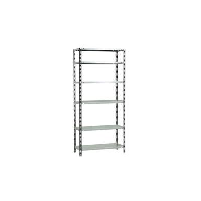 SimonRack Comfort Metallregal mit 6 Böden und Schrauben. Farbe ANTHRAZIT/WEISS 2000x800x300 mm Image
