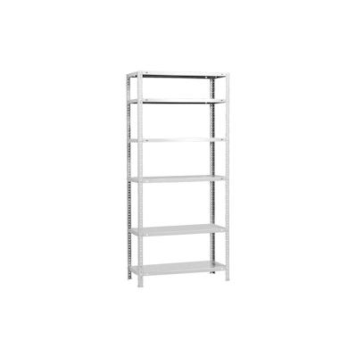 SimonRack Advantage Metallregal mit 6 Böden und Schrauben. Farbe WEISS 2000x900x400 mm Image