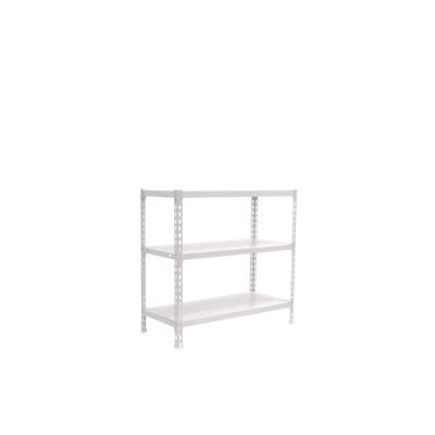 SimonRack Simonclick schraubenloses Metallregal 3 Böden. Farbe WEISS/WEISS 1000x800x300 mm Image
