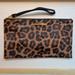 Michael Kors Bags | Michael Kors Large Zip Clutch - Calfhair, Animal Print | Color: Brown/Tan | Size: Os