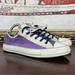 Converse Shoes | Converse Chuck Taylor All Star Sneakers Women's Double Tongue Custom Shoe Size 9 | Color: Purple/White | Size: 9