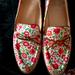 J. Crew Shoes | J. Crew | Floral Classic J.Crew Loafers Size 8 ½ In Excellent Condition | Color: Green/Red | Size: 8.5