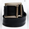 Free People Accessories | Free People Rowan Black Leather Belt | Color: Black | Size: Os