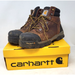 Carhartt Shoes | Carhartt Men's Ground Force 6" Waterproof Comp Toe Boot Cme6355 Bison Brown 9 Us | Color: Brown | Size: 9