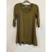 Athleta Dresses | Athleta Womens Dress Ruched Sleeves Army Green Size Small A682 | Color: Green | Size: S