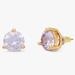 Kate Spade Jewelry | Kate Spade Rise And Shine Studs Light Amethyst | Color: Gold/Purple | Size: Os