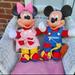 Disney Toys | Disney Vntg 1960's Duo 1 Mickey 1 Minnie Mouse Mattel 15" Dolls Rubber Head Di | Color: Blue/Pink | Size: Osbb