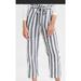 American Eagle Outfitters Pants & Jumpsuits | Aeo Striped Paperbag Pants Tie Front | Color: Gray/White | Size: M