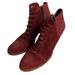 Free People Shoes | Free People Spain Red Wine Suede Leather Zip Ankle Boots Womens Size 38 | Color: Red | Size: 8