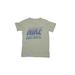 Nike Short Sleeve T-Shirt: Gray Marled Tops - Kids Boy's Size Small