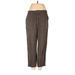 Joie Dress Pants - Mid/Reg Rise: Brown Bottoms - Women's Size 4