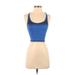 Tory Sport Active Tank Top: Blue Activewear - Women's Size X-Small