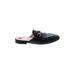 Gucci Mule/Clog: Slip-on Chunky Heel Classic Black Shoes - Women's Size 39 - Round Toe