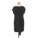 Kenneth Cole REACTION Casual Dress - Wrap: Black Stripes Dresses - Women's Size X-Large