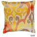 Decorative Penzance 20-inch Flourish Ikat Poly or Feather Down Filled Pillow