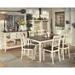 Signature Design by Ashley Whitesburg Brown / Cottage White 8-Piece Dining Package