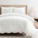 Lush Decor Coastal Chic Scallop Edge Comforter 3 Pieces Set