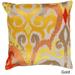 Decorative Penzance 20-inch Flourish Ikat Pillow Cover