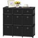 9 Drawer Fabric Storage Chest for Bedroom, Dorm, Playroom, Hallyway