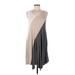 Weston Casual Dress - A-Line Scoop Neck Sleeveless: Gray Marled Dresses - Women's Size Medium