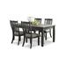 Signature Design by Ashley Tyler Creek Black / Grayish Brown 5-Piece Dining Package