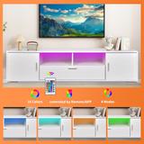 LED TV Stand Media Storage Cabinets TV Console for Up to 75" TVs - 62.99" x 13.78" x 15.75"
