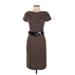 Signature by Sangria Casual Dress - Sheath: Brown Dresses - Women's Size Medium