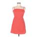 Kimchi Blue Casual Dress - Mini Square Sleeveless: Red Polka Dots Dresses - Women's Size Medium